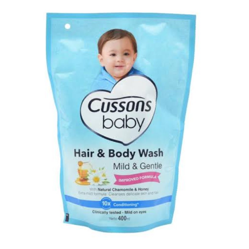 Cussons Baby Hair &amp; Body Wash 600ml+150ml