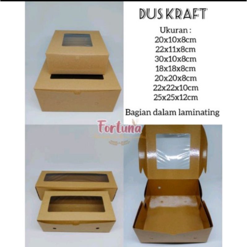 

dus Kraft Laminating 20x20x8cm (1pcs)