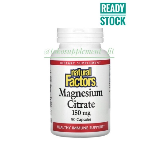 Natural Factors Magnesium Citrate 150mg