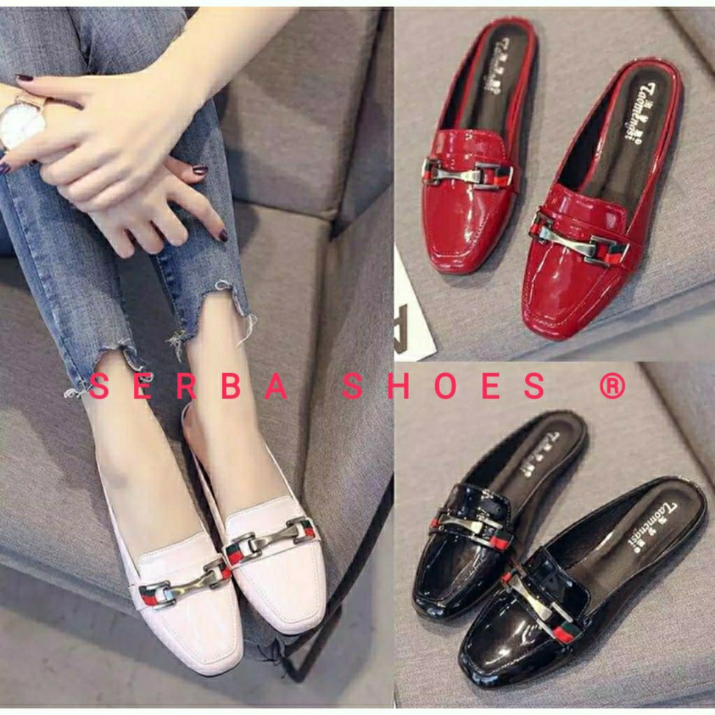 FLATSHOES WANITA TERBARU GLOSSY ADT 09