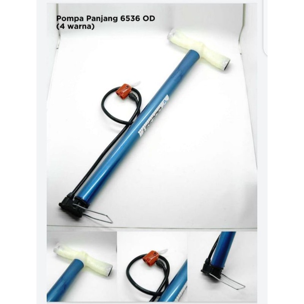 POMPA BAN SEPEDA MOTOR POMPA ANGIN MANUAL PANJANG ATLANTIS Dari Odessy BEST SELLER