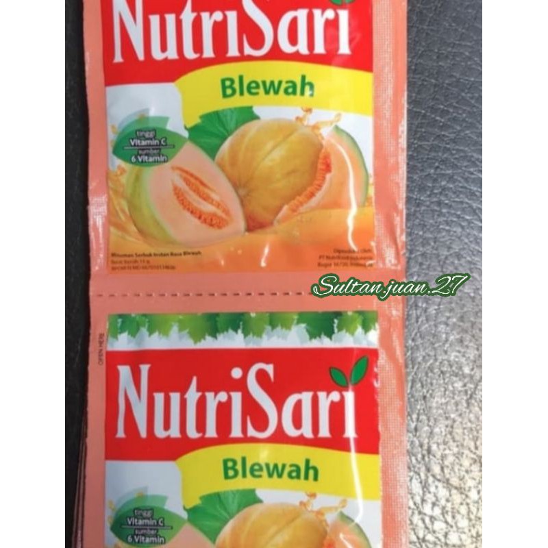 

Nutrisari blewah. Harga per renceng isi 10