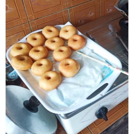 3pcs Cetakan Donat + Rolling pin ( 1 set )