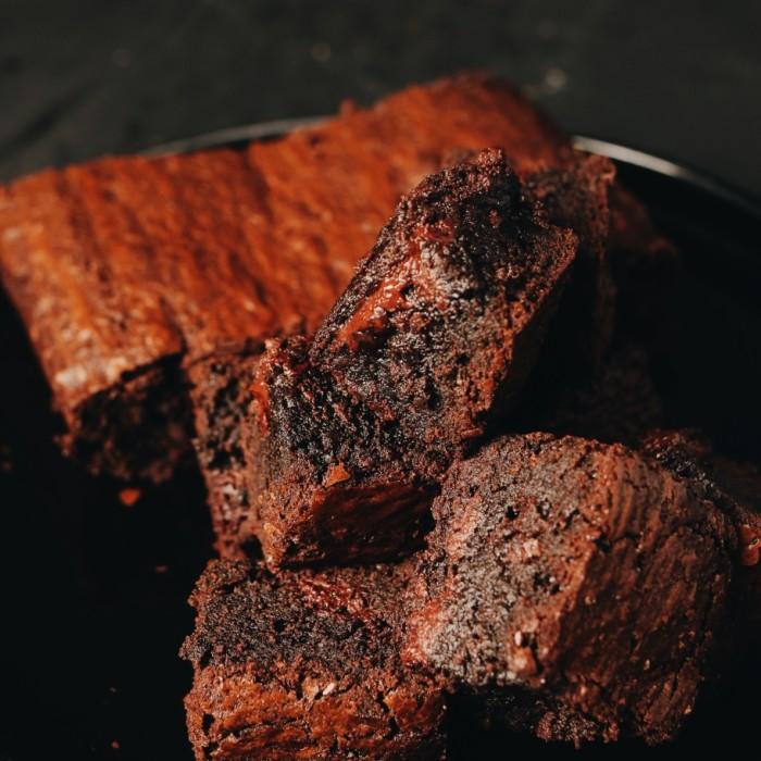 

Valhrona Double Dark Choco Bronie