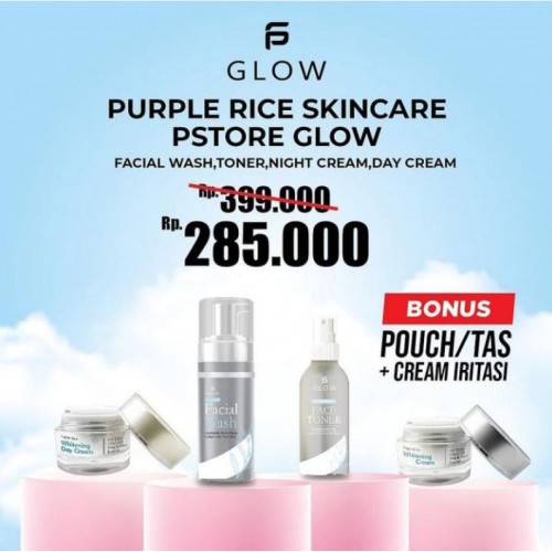 PS GLOW PSGLOW PAKET SKINCARE WHITENING VIRAL