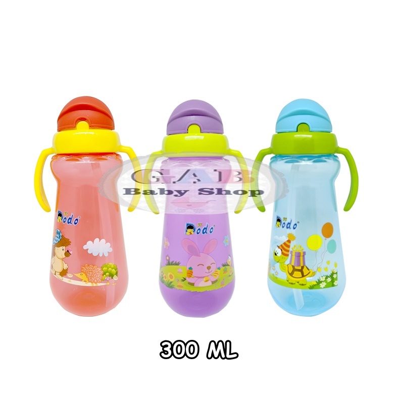 Botol Minum Anak Sedotan Dodo / Botol Minum Training Cup Dodo Animal Karakter 350ml