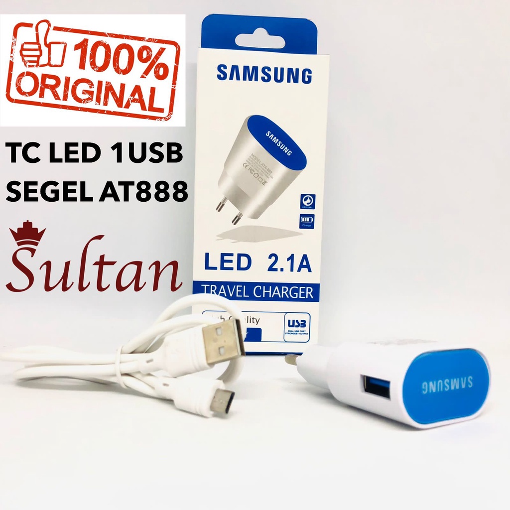 CASAN MICRO-USB Charger Led 2.1A 1 USB ATA-888/BST-1811 Samsung Oppo Xiaomi Vivo High Quality