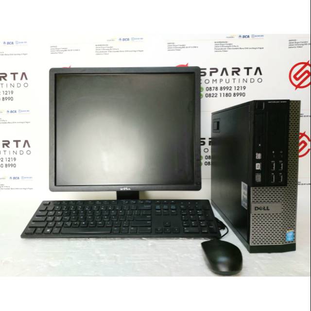 Paket komputer dell optiplex 3020 atau 9020 core i5 haswel lengkap fulldus