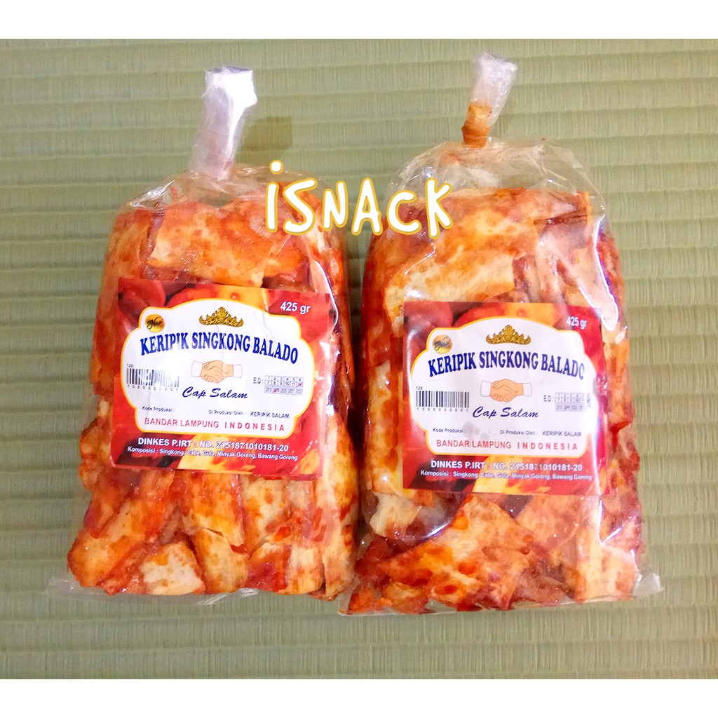 Keripik Balado Cap Salam Lampung 425g | Shopee Indonesia