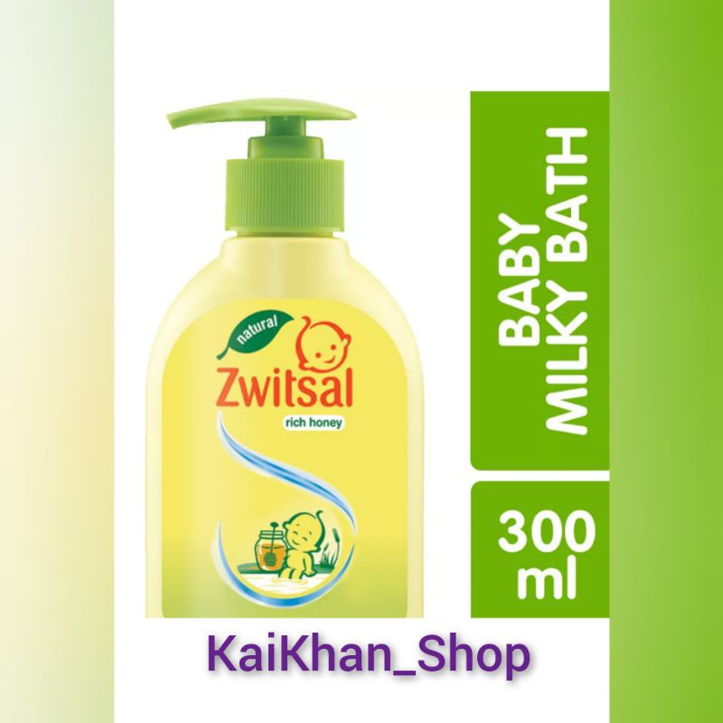 Zwitsal Baby Bath Sabun Milk and Honey - 300ml