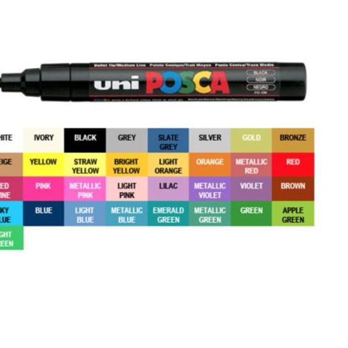 

(HOT PROMO) Uni POSCA PC-5M Marker Pen - Medium Tip Part 1