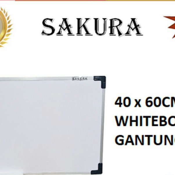 

PAPAN TULIS GANTUNG MAGNETIC SAKURA 40 x 60