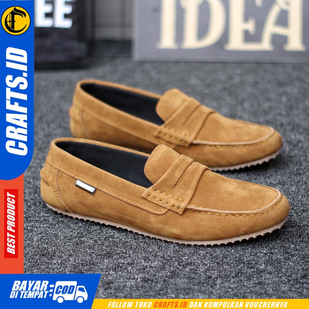 CRAFTS noah - Sepatu Casual Slip On Santai Pria