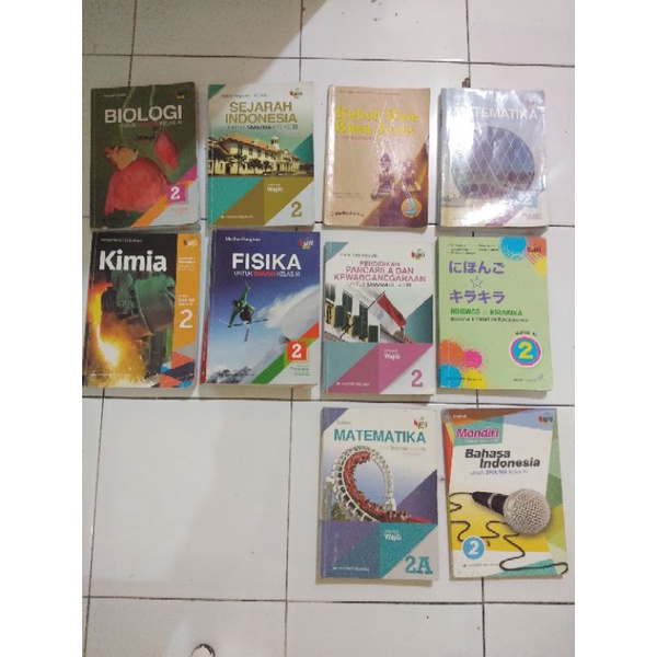 Buku Bekas SMA/MA Kelas XI (Kelas 11) Penerbit Erlangga