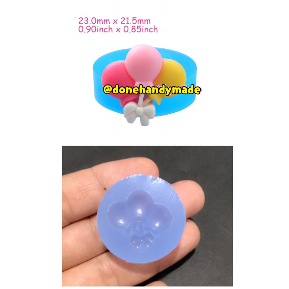 Mold balloon cetakan balon happy birthday ulang tahun fondant mold