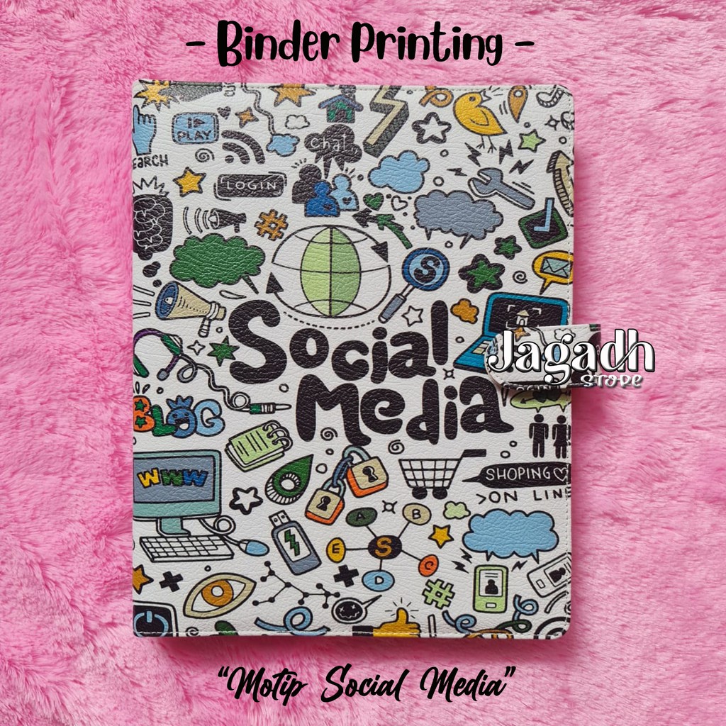 

Binder Printing Social Media Ukuran A5 20ring & B5 26ring