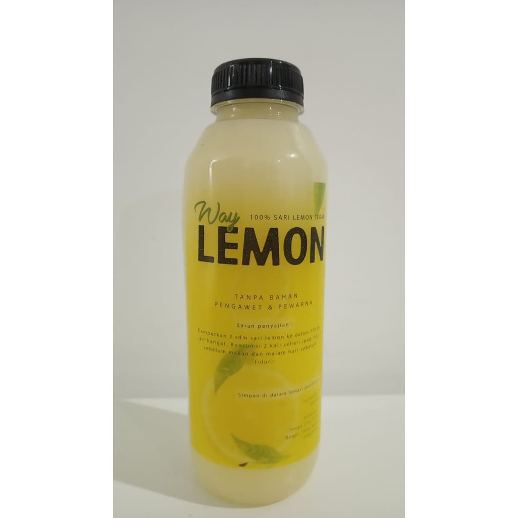 

Way Lemon Jus Original Lemon Fresh Segar Sehat Alami