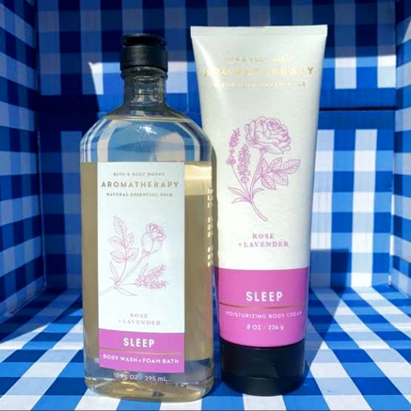 BATH AND BODY WORKS BBW SLEEP ROSE LAVENDER SERIES BODY MIST BODY CREAM BODY LOTION BODY WASH SHOWER GEL WALLFLOWER SCENTPORTABLE POCKETBAC BODY SCRUB DEEP CLEANSING SOAP PILLOWMIST ROOMSPRAY BODY SCRUB LUXURY BATH GENTLE FOAMING GENTLE GEL