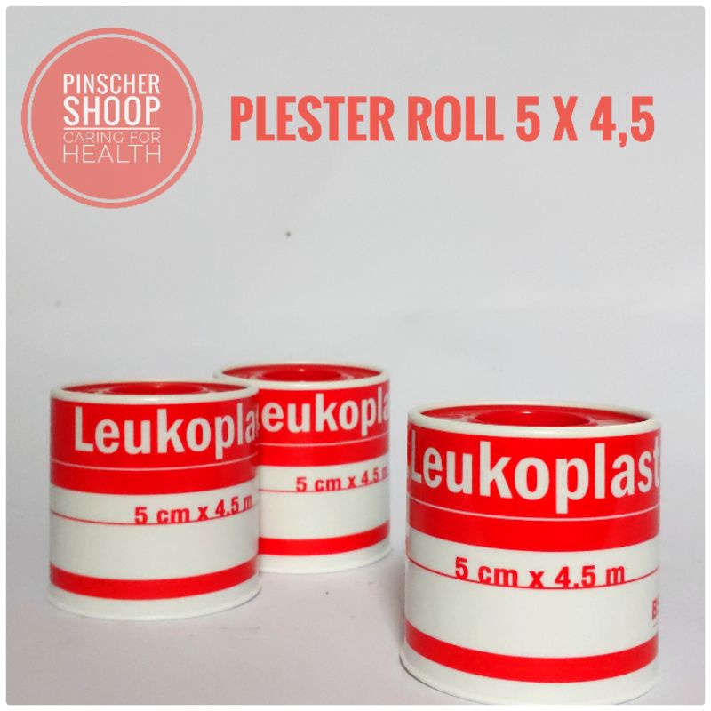 Leukoplast 5 Cm x 4,5 M (1624) Plester Roll Kain BSN