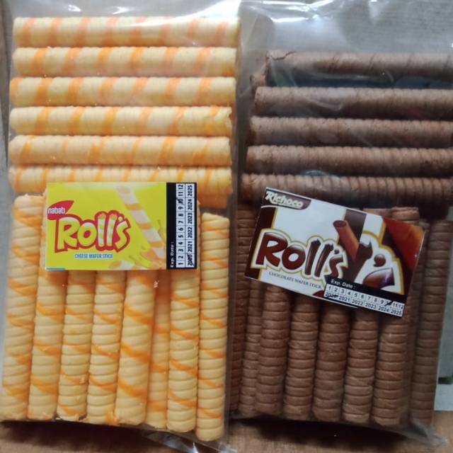 

ROLL'S KEJU COKELAT 250GR/snack original/murah