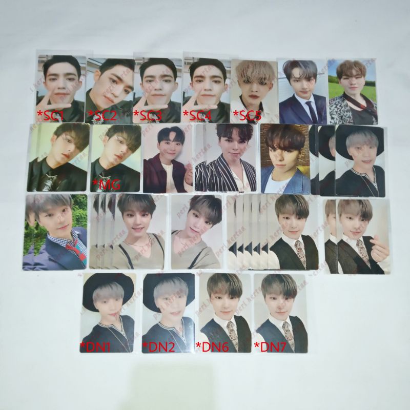 PHOTOCARD PC AN ODE SEVENTEEN SCOUPS JUN WOOZI MINGYU SEUNGKWAN VERNON DINO BEGIN POET TRUTH HOPE
