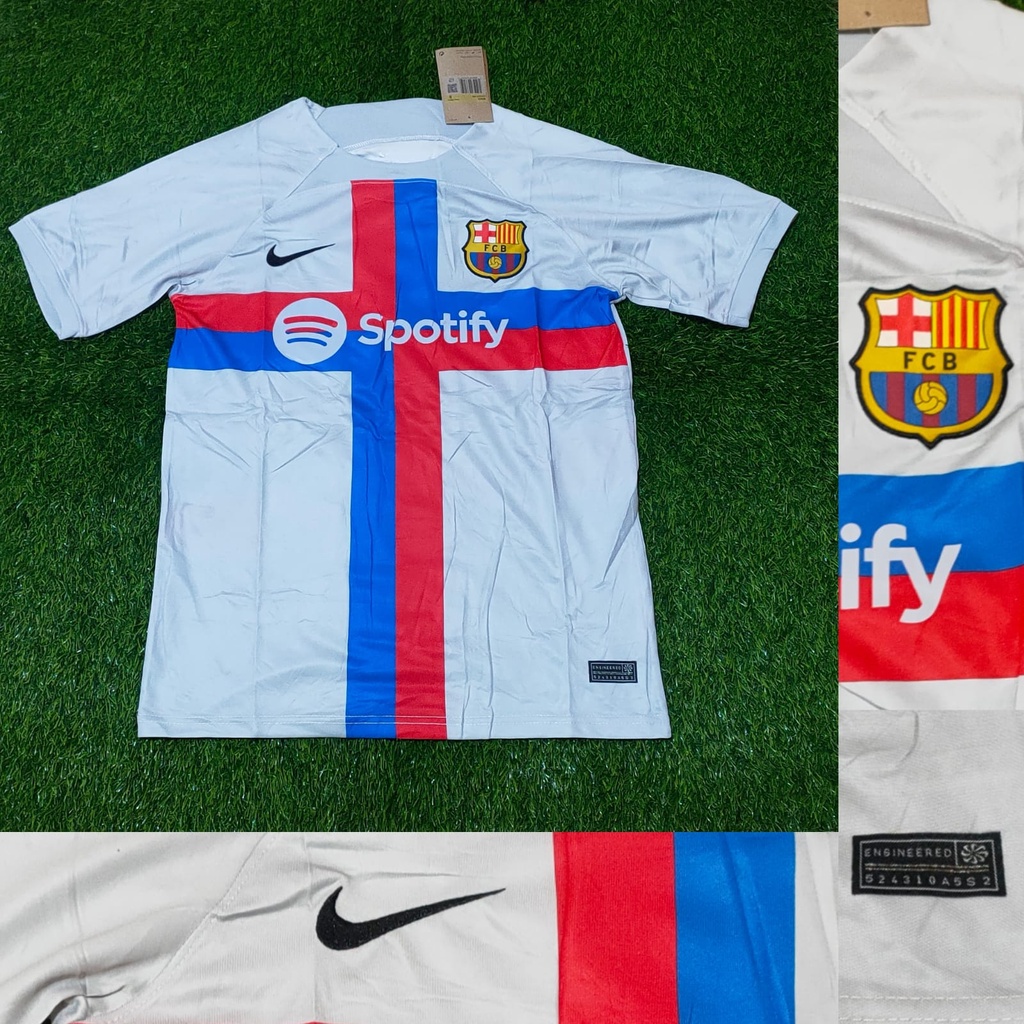 Jersey Barcelona 3RD 2022 2023 Grade Ori Import Baju Sepak Bola Barca Terbaru Premium Quallity