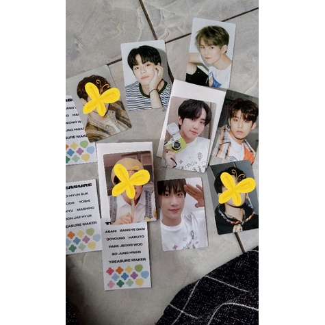 Treasure Jikjin Pop Up Photocard Jaehyuk Yoshi Mashiho Jeongwoo Yedam