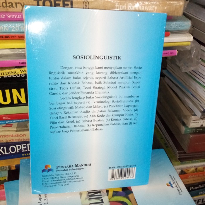 

Limited Sosiolinguistik Pustaka Mandiri Promo