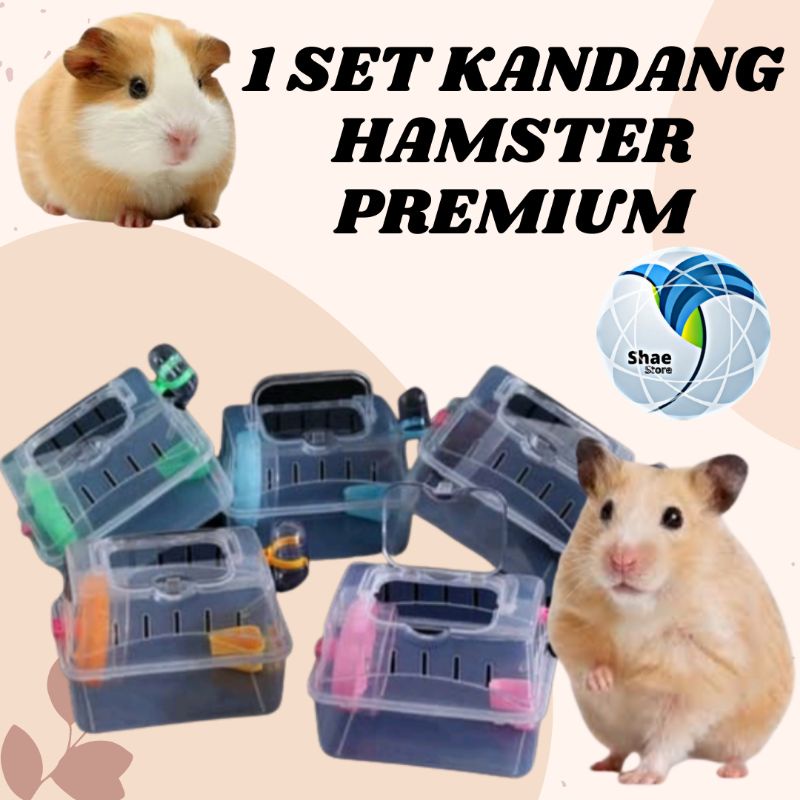 Kandang Sangkar Hamster Satu Set