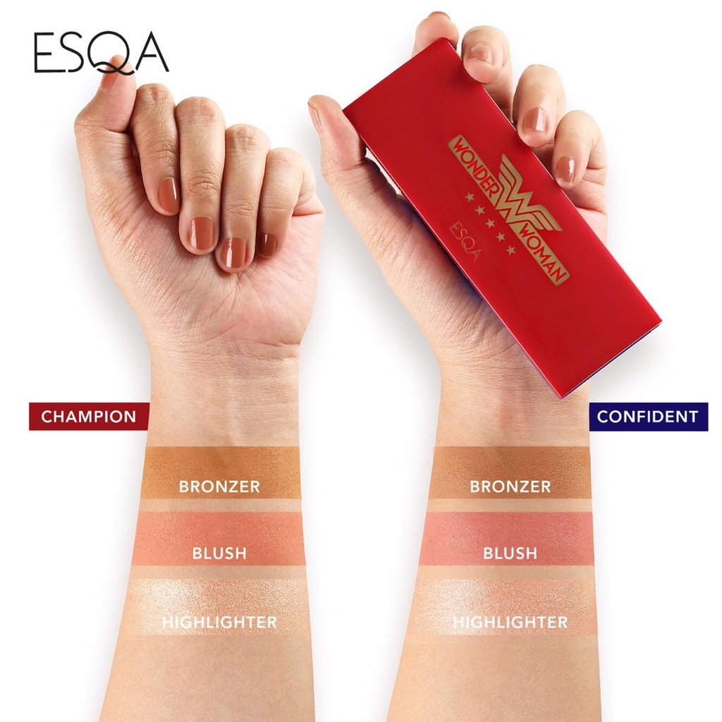 (READY &amp; ORI) Esqa Wonder Woman Believe In Wonder Cheek Palette