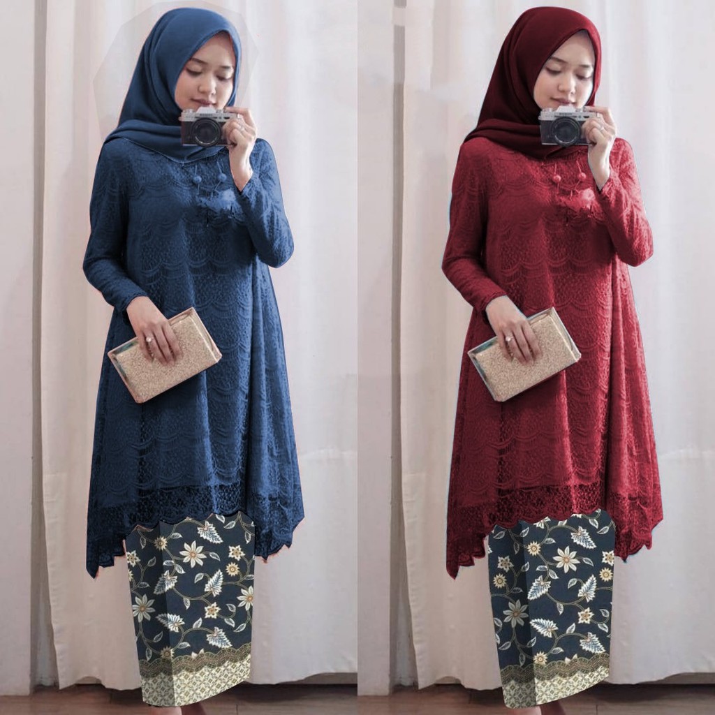 35+ Ide Model Baju Kebaya Brokat