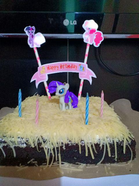 Cake Topper / Hiasan Kue Ultah / Topper Cake Karakter Little Pony