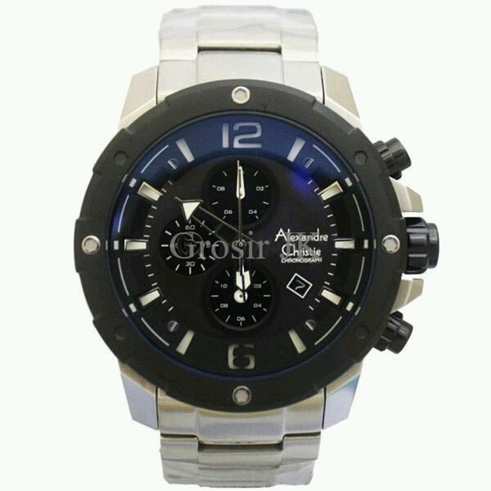 Alexandre Christie 6410 Silver Black White