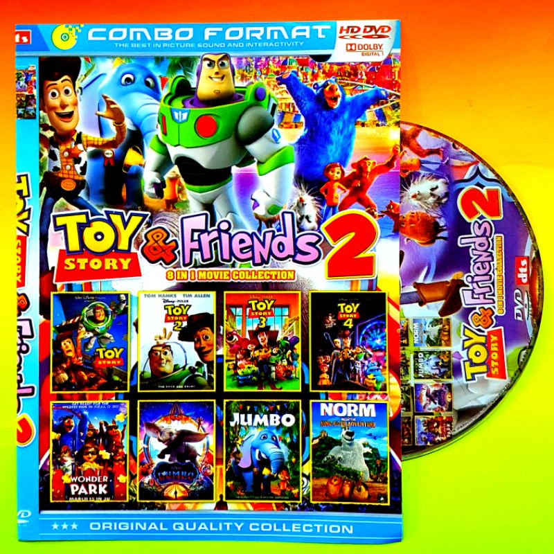 KASET 8 JUDUL FILM KARTUN ANAK BOX OFFICE TERBARU - TOY STORY - DUMBO - NORM OF THE NORTH - JUMBO