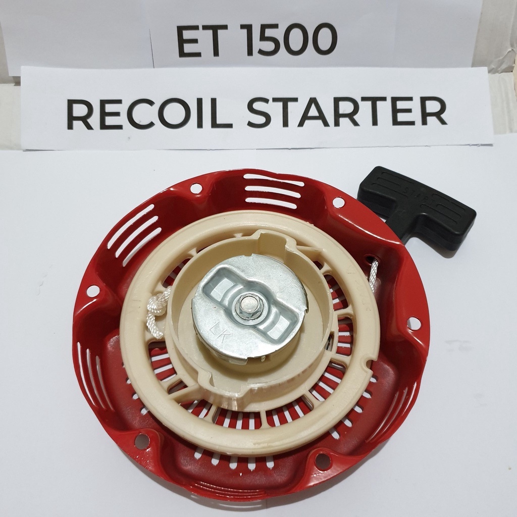 Recoil Starter Tarikan Engkol Recoil Stater Mesin Genset ET1500 1500 Watt