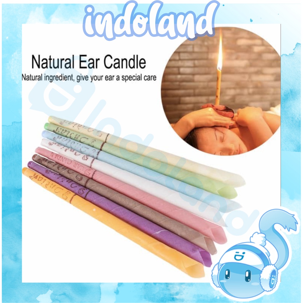 ☀ INDOLAND ☀ Ear Candle SATUAN Pembersih telinga Earcandle Indian Original Terapi Telinga Terompet Murah R775