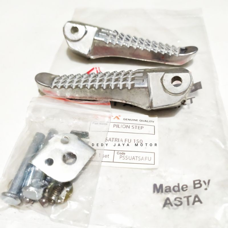 injakan step belakang satria fu 150 1set plus baut pelor, Asta