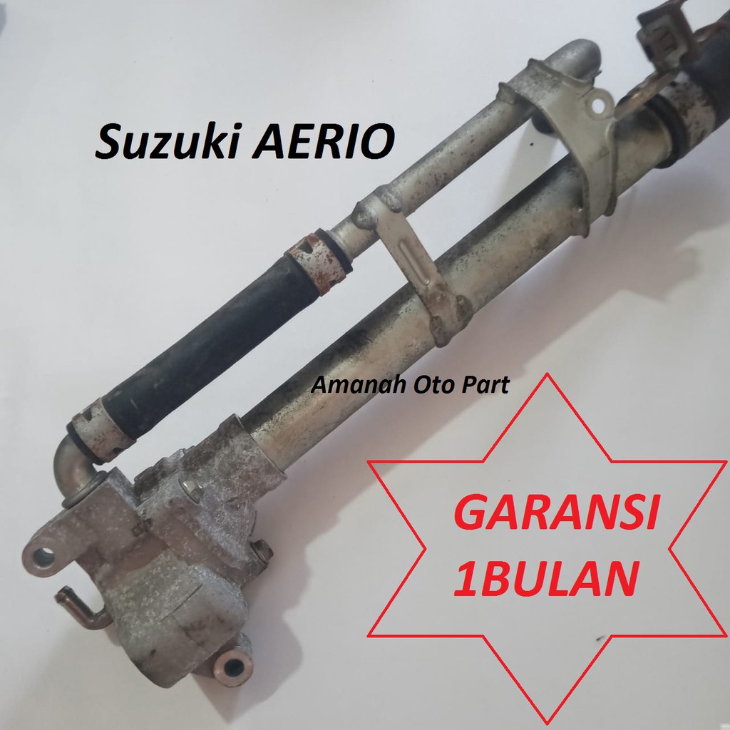 Rumah Thermostat Termostat Pipa air radiator mesin suzuki aerio Water Outlet copotan original ori as