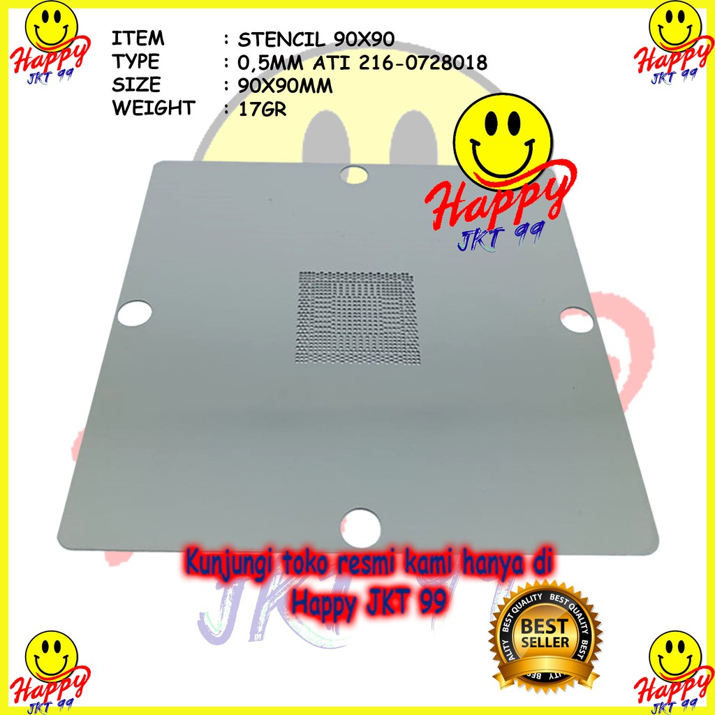 [ HAPPY JKT 99 ] STENCIL 90X90 216 0728018 216-0728018 216-0728020 216-0774008