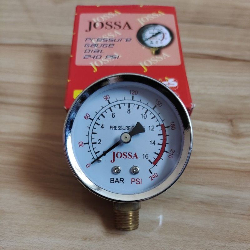 Jossa pressure gauge 16kg / jossa pressure gauge 16bar / Jossa manometer 16bar