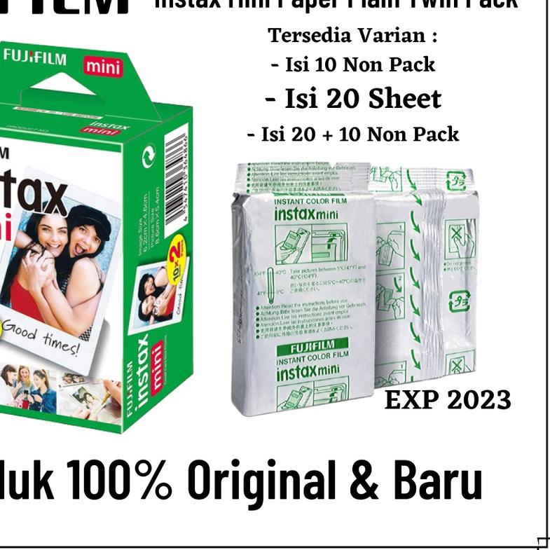 ➦ Fujifilm Paper Instax Mini Polos / Refill Instax MIni ☉