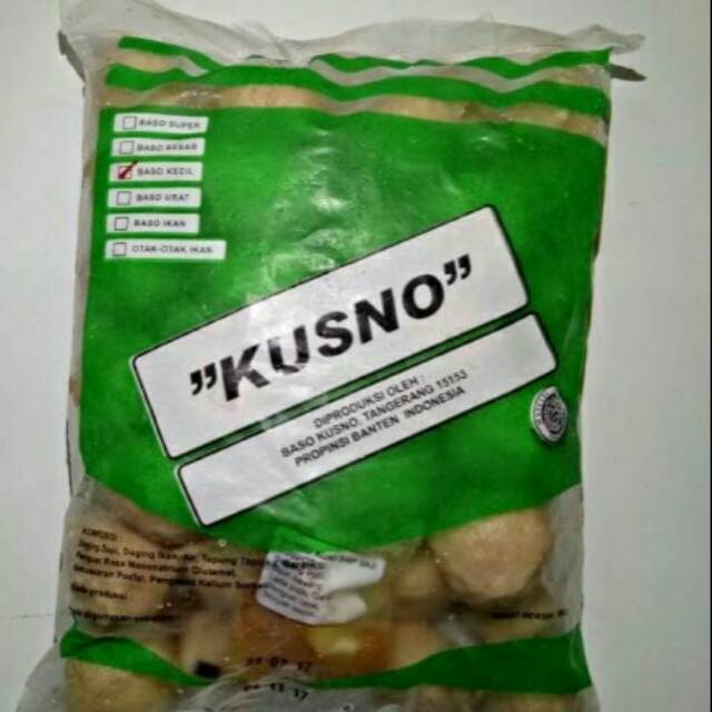 Jual Bakso Kusno 500gram Tersedia Polos Dan Urat Besar Indonesia Shopee