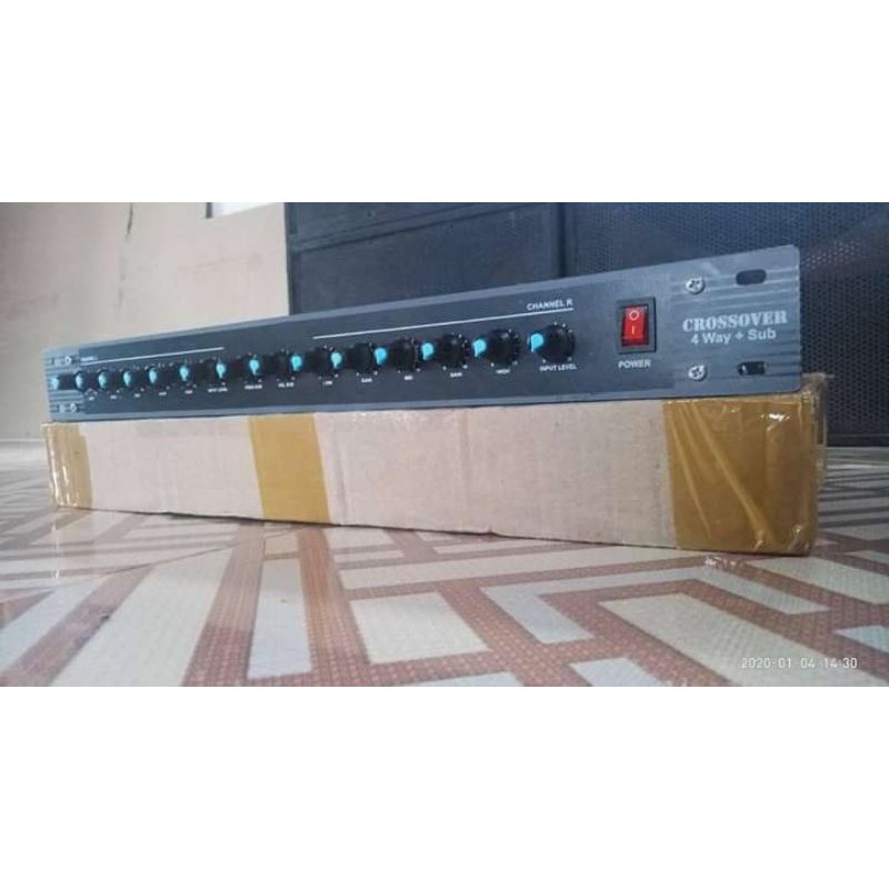Crossover aktif 4way + sub woofer