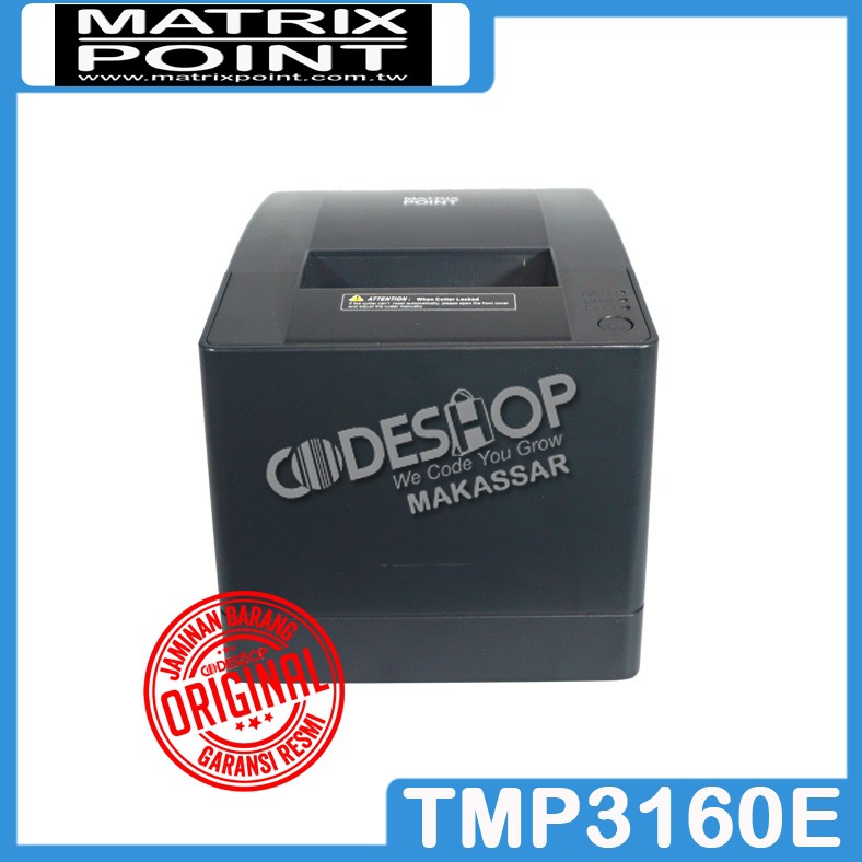 PRINTER ANTRIAN THERMAL 80MM MATRIX POINT TM-P 3160e USE - LAN - USB