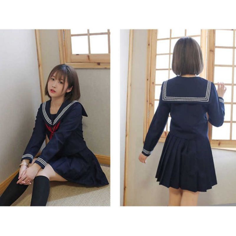 [READY STOCK] Seifuku By KYUKYU (Ky032) High Quality Japan Korean uniform cosplay photoshot
