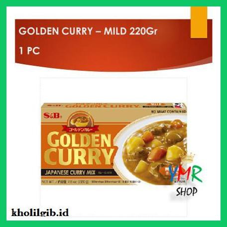 

gnidderdsaus- golden curry s&b - mild 220 gr - mild -asliiiiii.