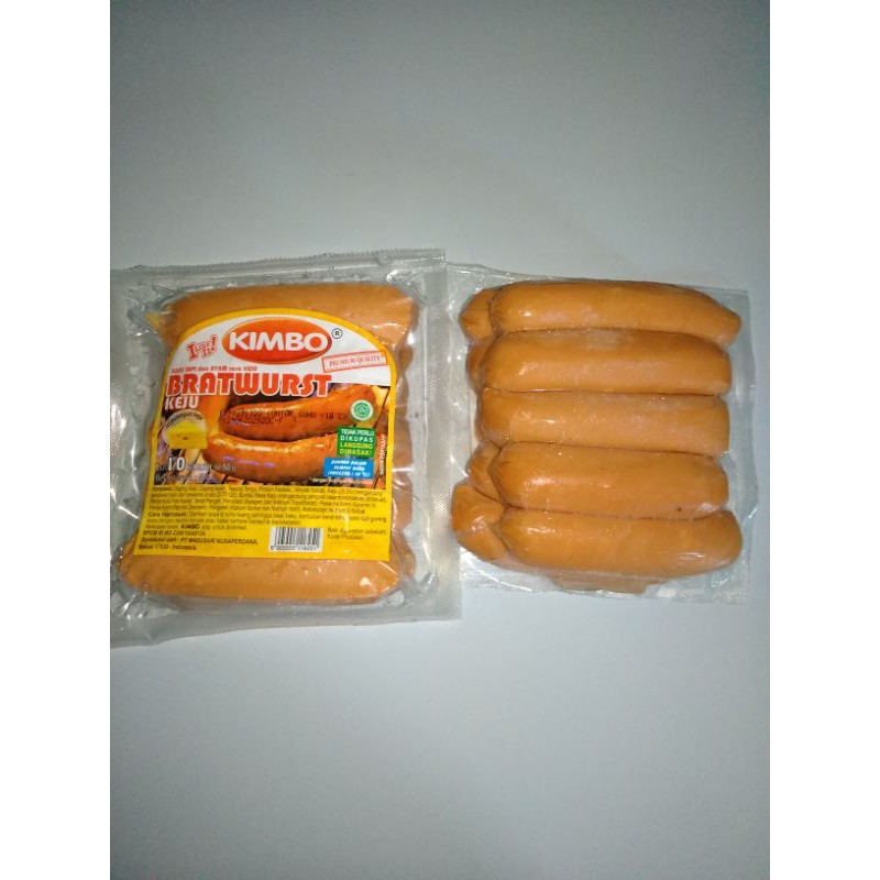 

kimbo bratwust keju isi 10 500gr