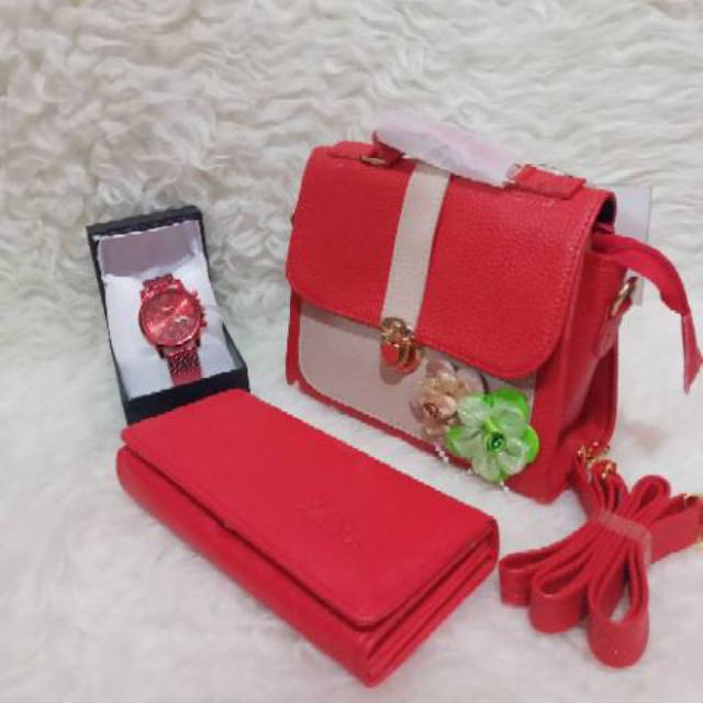 Tas paket 3in1 marina bisa cod/gosend dan grabsend