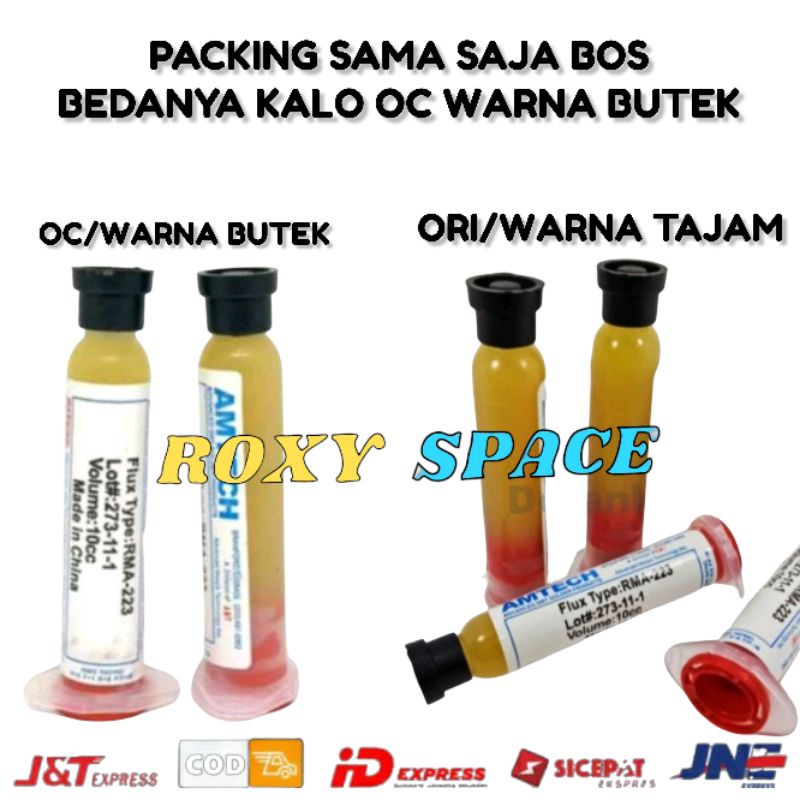 FLUX AMTECH RM-2223 UV 10CC ORIGINAL USA FLUK AMTEK FLUX SOLDER SOLDERAN BAGUS