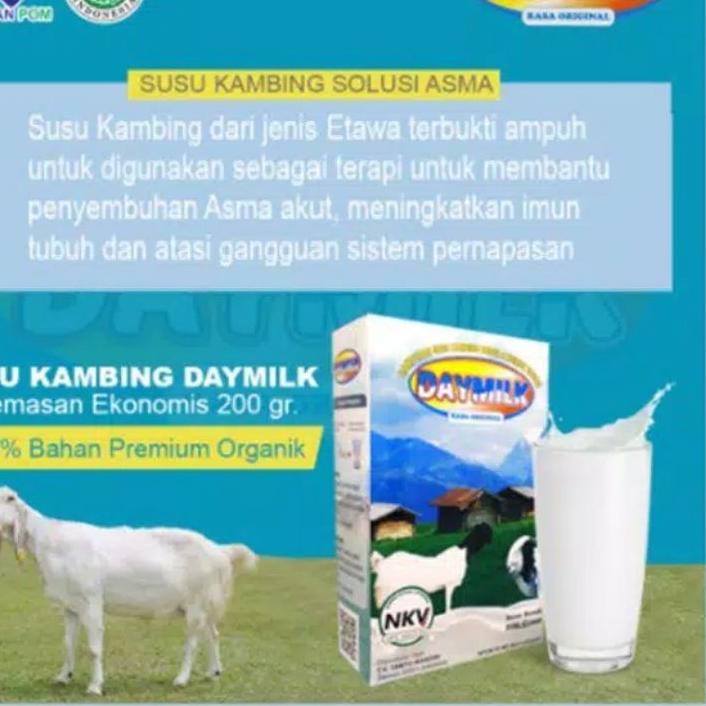 

Model Baru SUSU KAMBING DAYMILK DAY MILK SUSU KAMBING ETAWA HALAL BPOM 200 GRAM